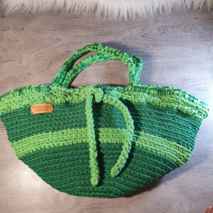 bolso de playa crochet