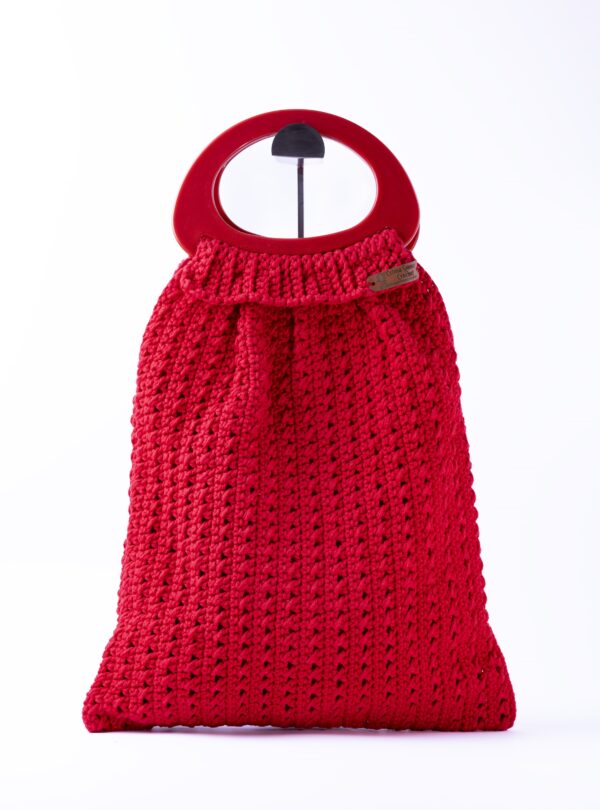 Bolso de Crochet rojo