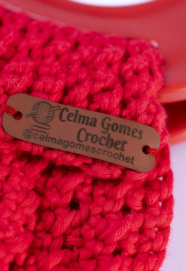 Bolso de Crochet rojo - Imagen 2